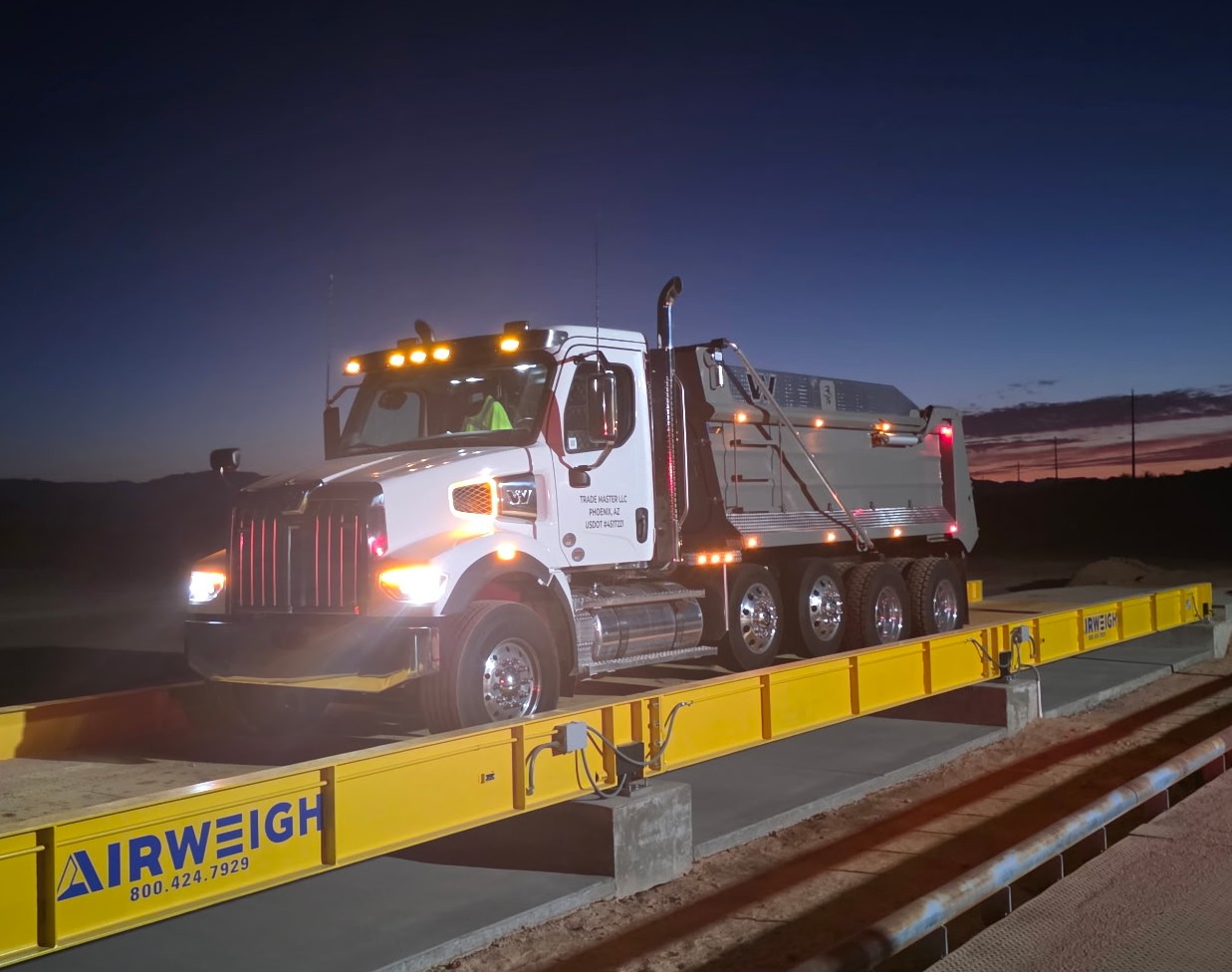 Trade Master truck on the way to a delivery